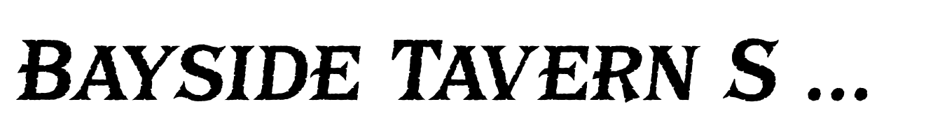 Bayside Tavern S Plain Bold Italic